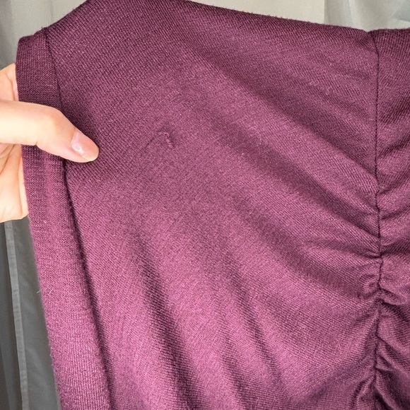 Wilfred Free Shaik Burgundy Long Sleeve Bodycon Dress, size M - Picture 5 of 5